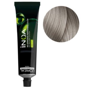 Tinte Sin Amoniaco N°9.1 Rubio Muy Claro Cenizo 60ml INOA