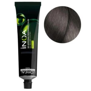 Tinte Sin Amoniaco N°7.11 Rubio Mediano Cenizo Profundo 60ml  INOA